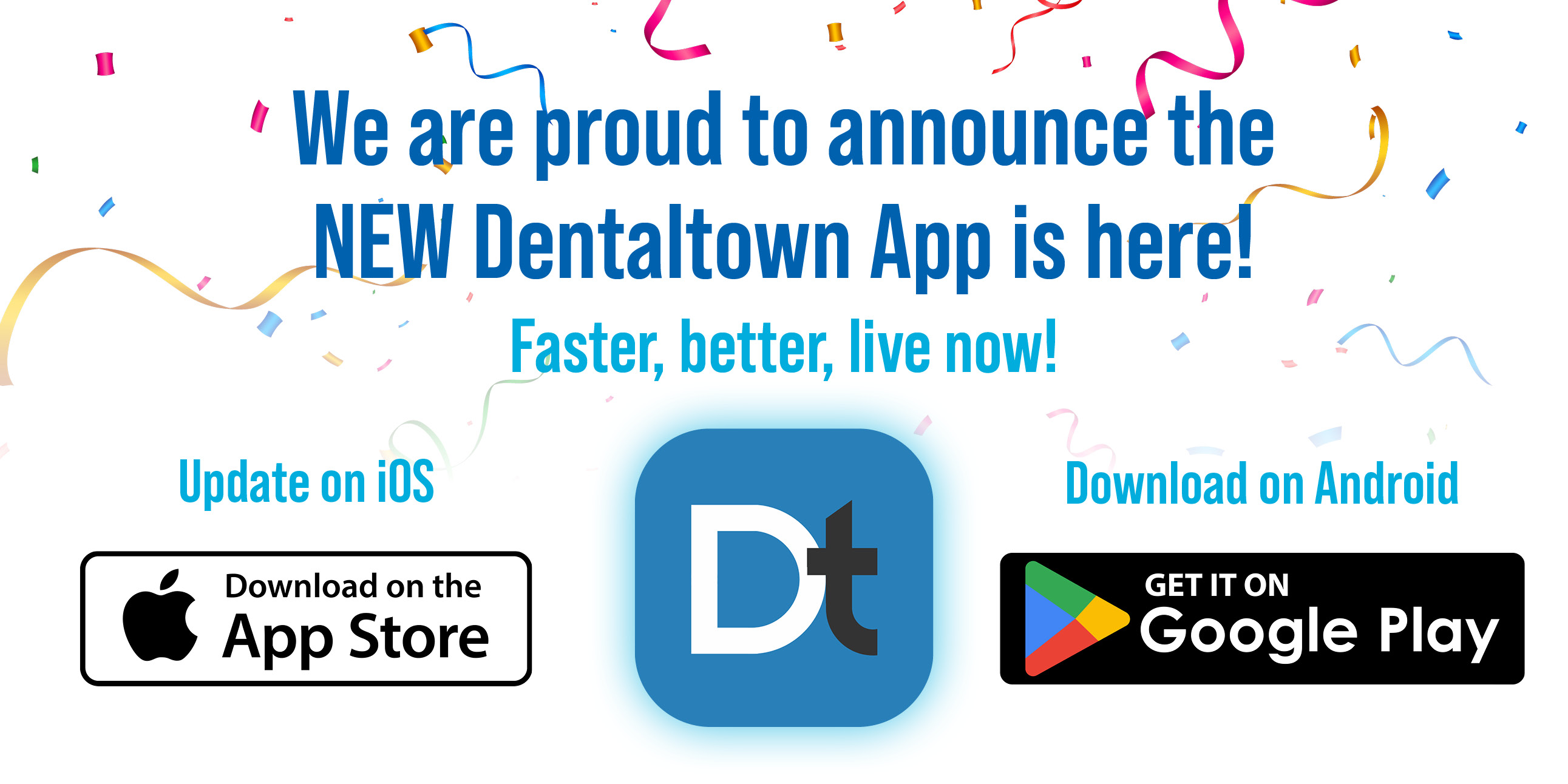 Dentaltown+ app announcement banner