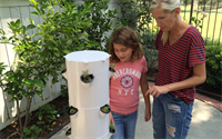 Dr Rockey Makes House Call to Build a Tower Garden 