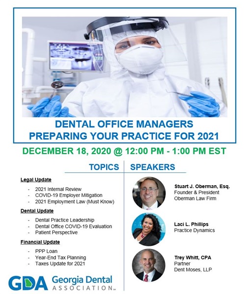 Georgia Dental Association Webinar