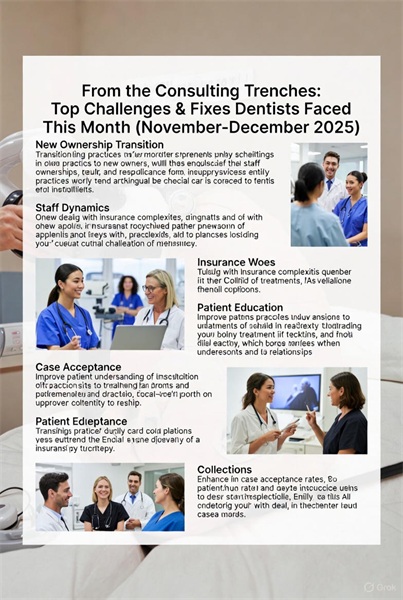 From the Consulting Trenches: Top Challenges & Fixes Dentists Faced This Month (December 2025)