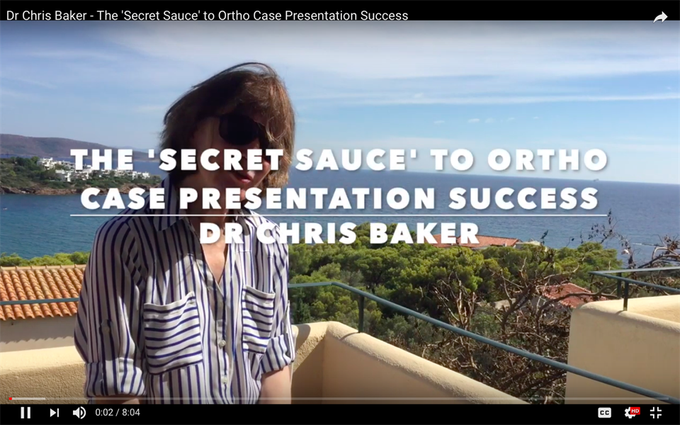 The 'Secret Sauce' to Ortho Case Presentation Success