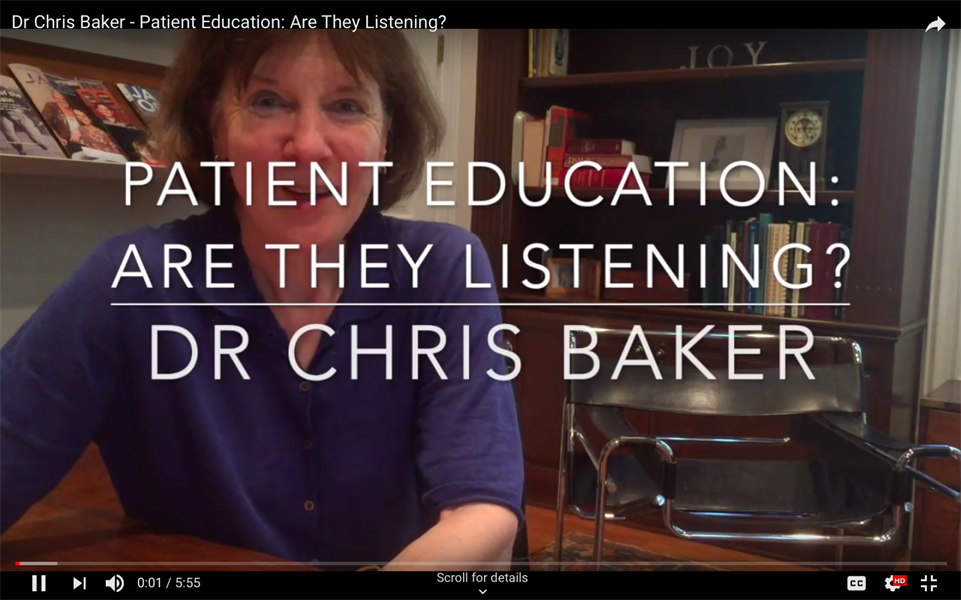 Patient Education: Are They Listening?