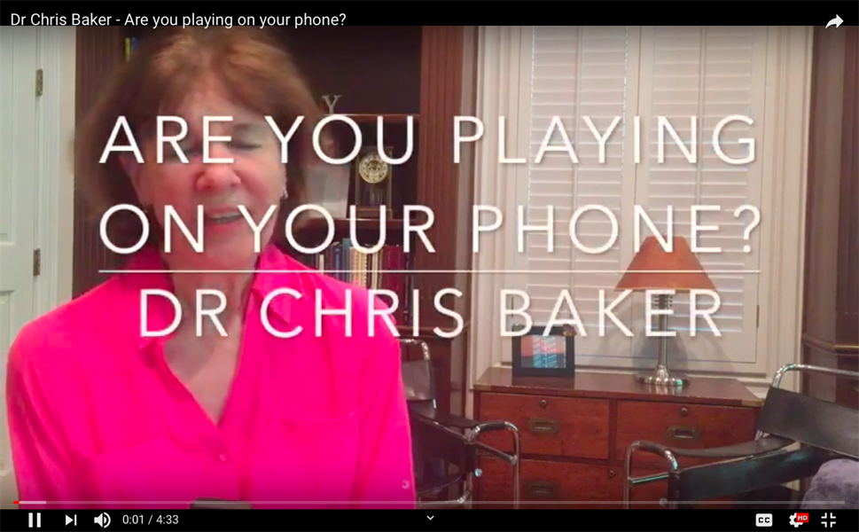 Are You Playing On Your Phone?