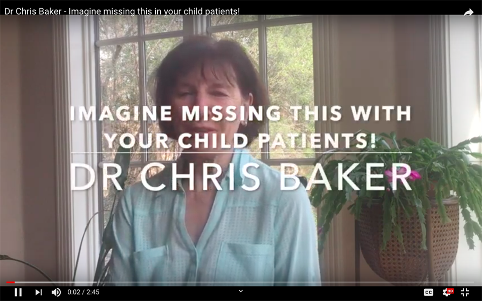 Imagine missing this with your child patients!