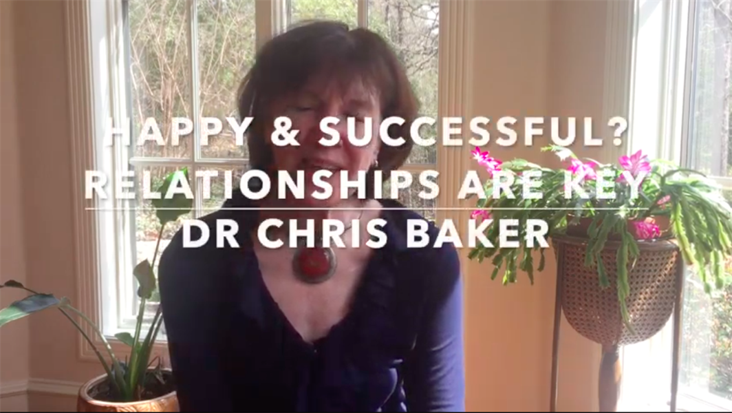 Happy and Successful, Doctor?  Relationships are the Key. 