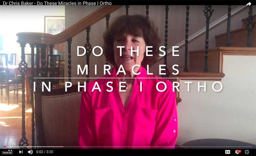 Do These Miracles in Phase I Ortho (You do not need to wait for all the adult teeth to come in)