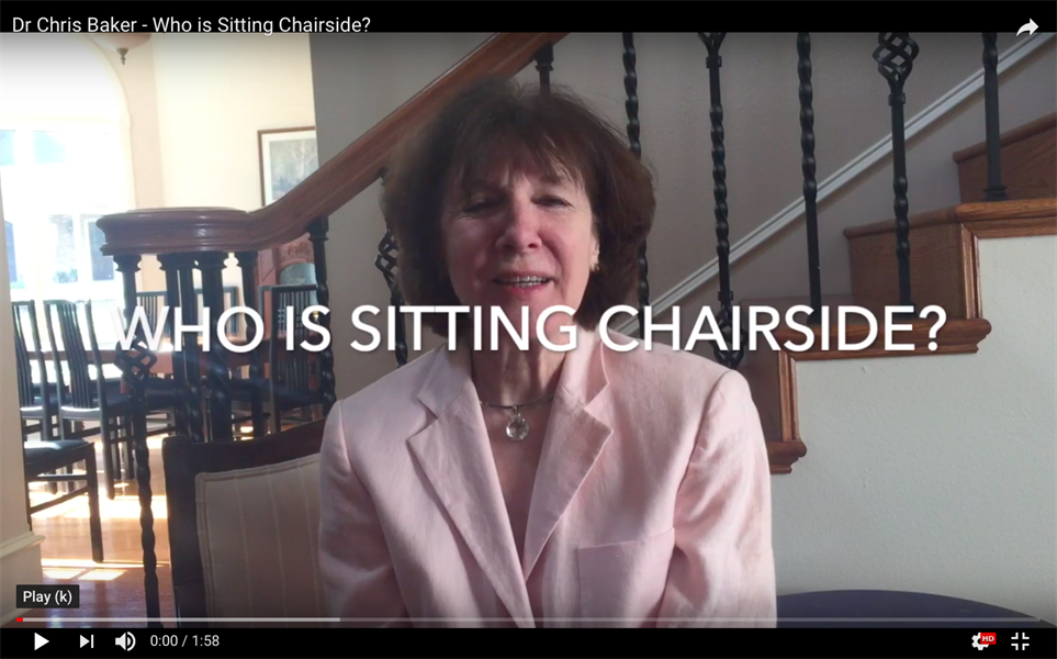 Who is Sitting Chairside?