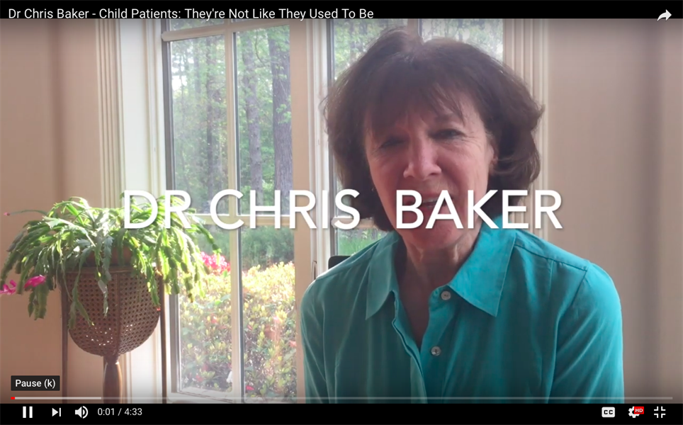 Child Patients: They're Not Like They Used To Be