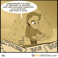 Dr. FWT sorting his mail.