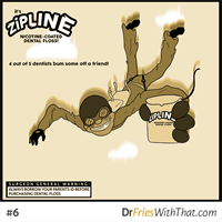 Nicotine Coated Floss