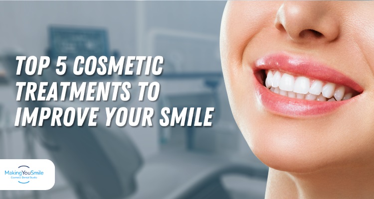 Top 5 Cosmetic Treatments to Improve Your Smile