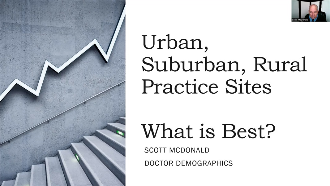 Urban, Rural, and Suburban Practice Sites. What works for YOU? - Doctor Demographics