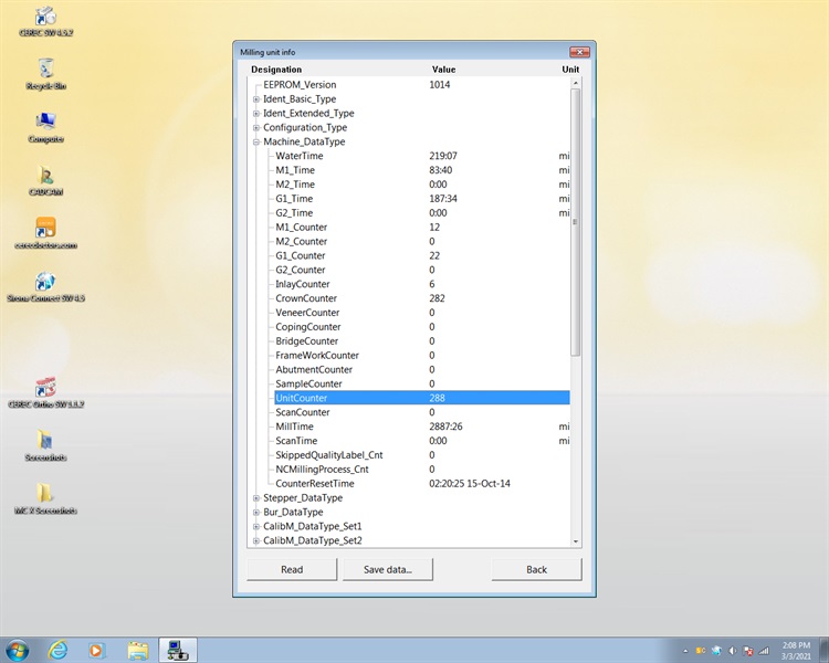 How to Find Out the “Milleage” on Your CEREC Milling Unit