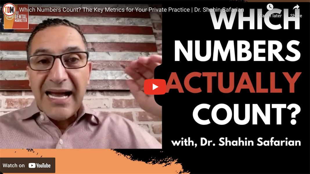 Which Numbers Count? The Key Metrics for Your Private Practice | Dr. Shahin Safarian