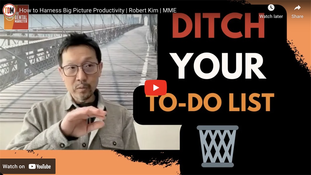 How to Harness Big Picture Productivity | Robert Kim | MME