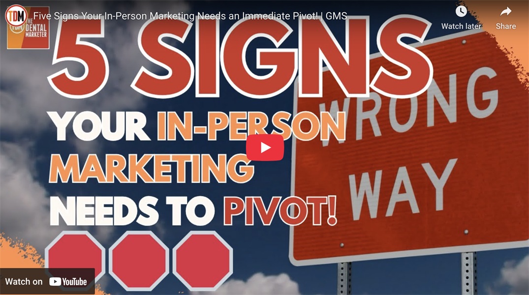 Five Signs Your In-Person Marketing Needs an Immediate Pivot! | GMS