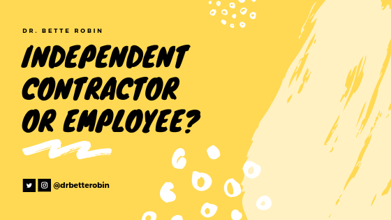 Independent Contractor or Employee?