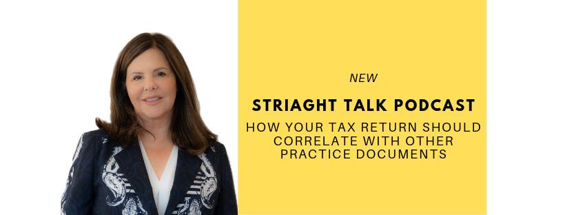 How Your Tax Return Should Correlate with Other Practice Documents