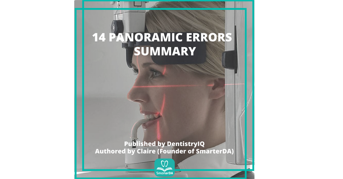 **­­EXTRAORAL PANORAMIC ERRORS - SUMMARY **