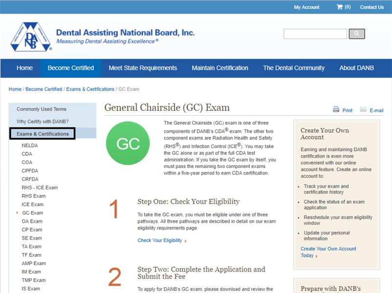 How To Pass And Register For The DANB’s GC Exam