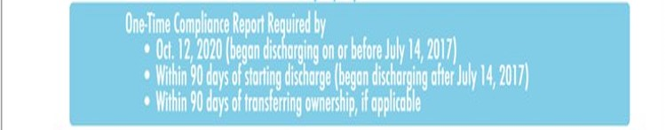 Reviewing M.A.R.S’ EPA Regulation Flowchart -“One-Time” Compliance Reports
