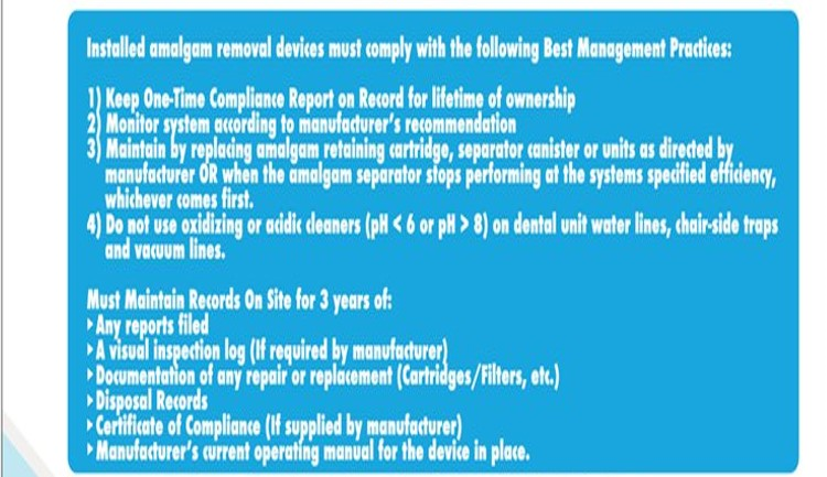 Reviewing M.A.R.S’ EPA Regulation Flowchart – Compliant Amalgam Separators