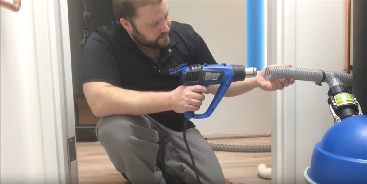 Detailed Breakdown on the Proper Installation of an Amalgam Separator on a Dry-Vacuum Pump- Step 5- Installation