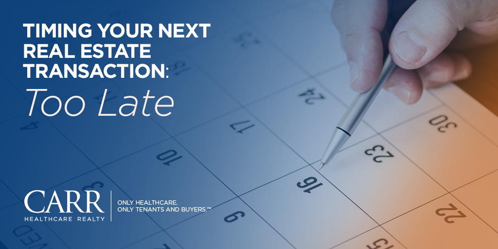 Timing Your Next Real Estate Transaction - Part 2: Too Late