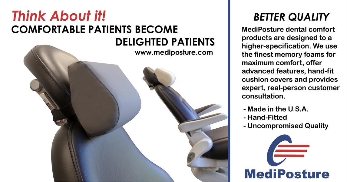 MEDIPOSTURE REPLACEMENT DENTAL HEADREST PILLOWS