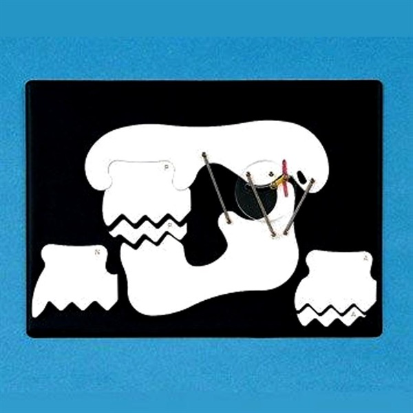 TMJ Model Joint Dysfunction Board Temporomandibular Simulator Shows Normal Posterior Pathology