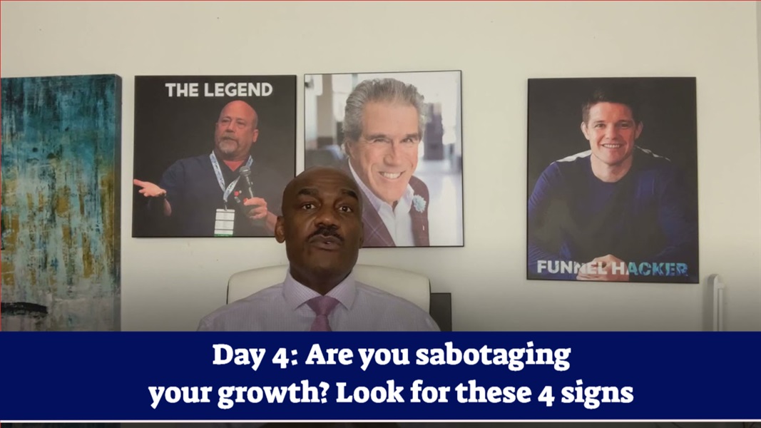 Day #4 of 75: Watch Out for these 4 signs of practice self-sabotage