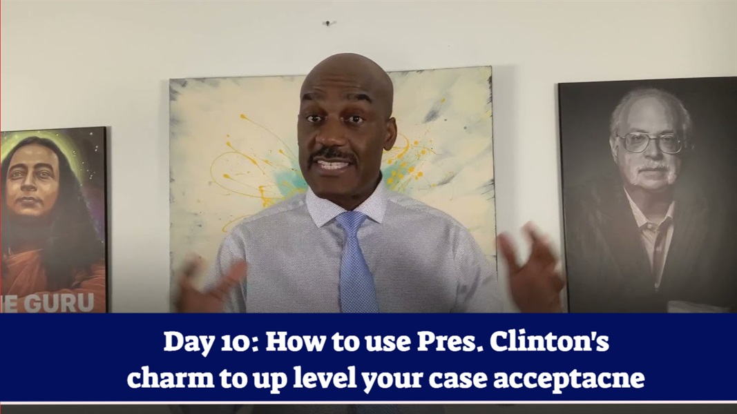 Day #10 of 75 - 10x your case acceptance