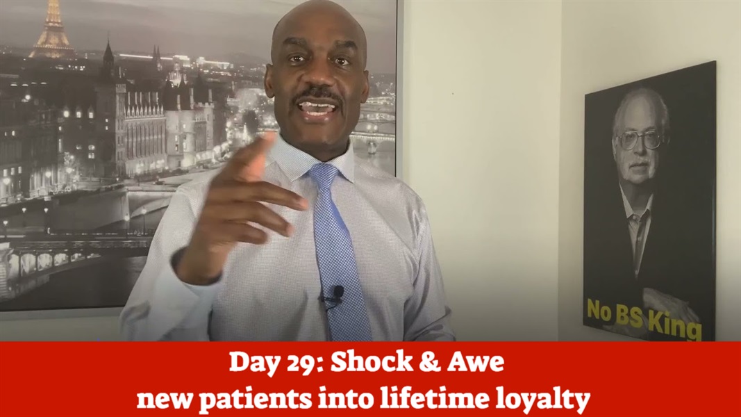 Day #29 of 75... 50% of new patients not returning after the 1st visit?