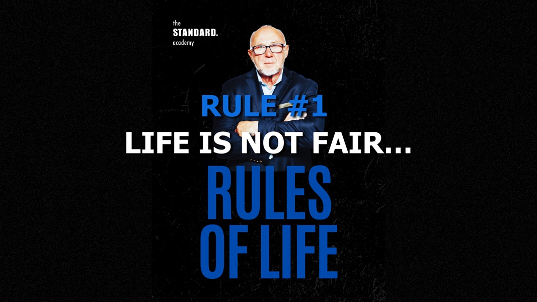 Rule # 1 Life Is Not...https://www.youtube.com/watch?v=bCiWRTYzOM8