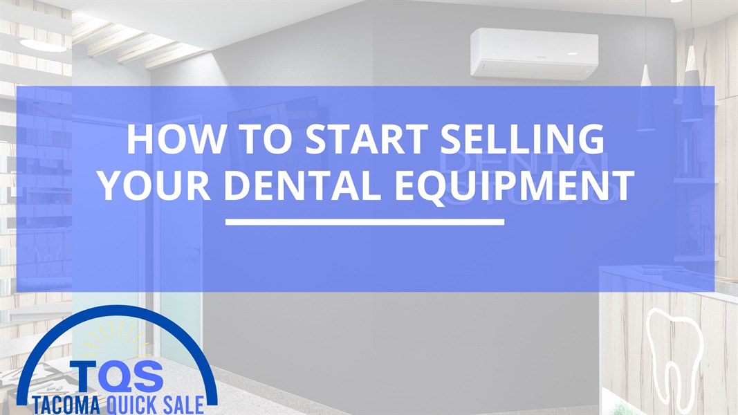 Selling dental equipment in your office.