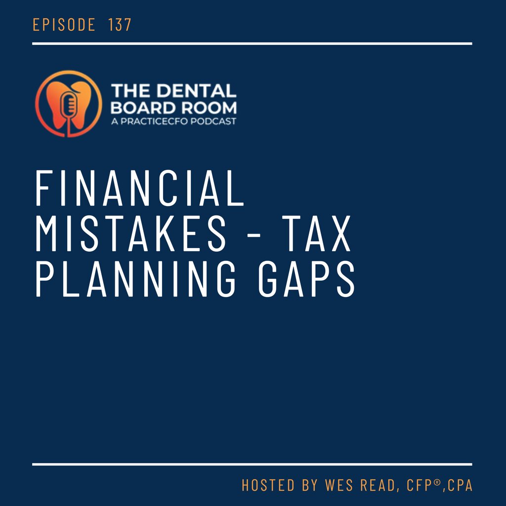 Financial Mistakes - Tax Planning Gaps