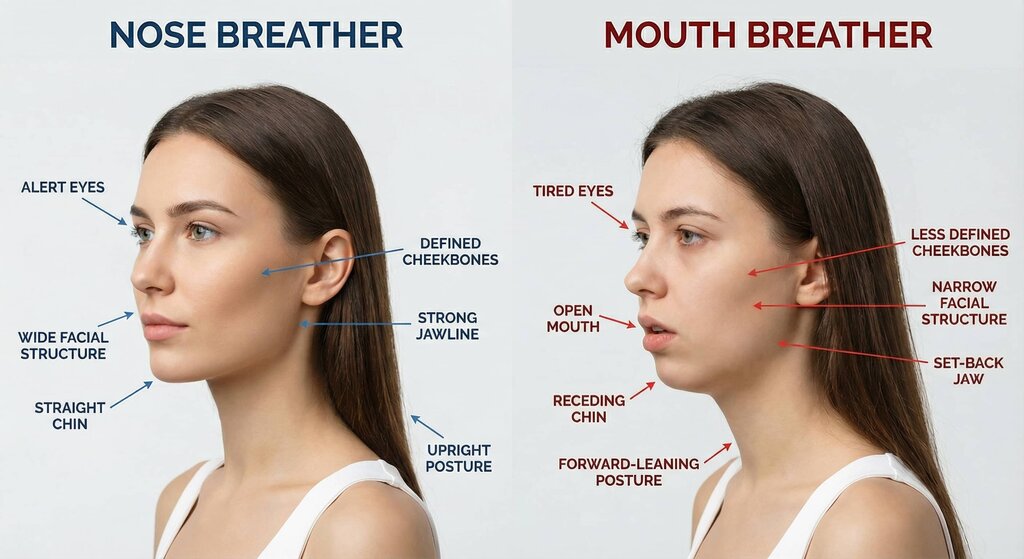 How Mouth Breathing Quietly Reshapes Your Face without You Noticing